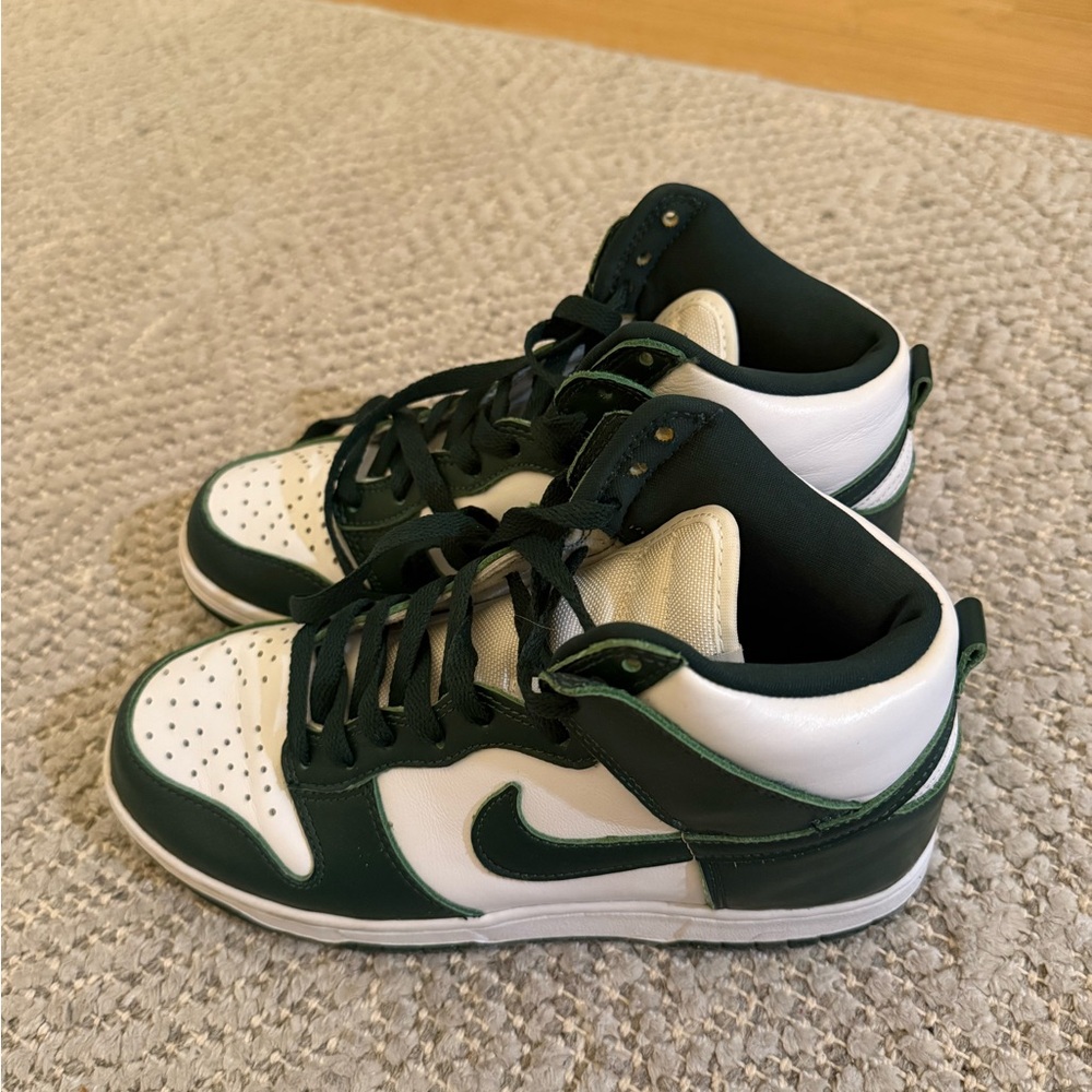 Nike Spartan green high top dunks